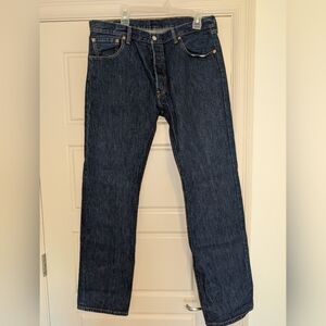Levi's Blue Straight-Leg Jeans Classic Denim 36x34